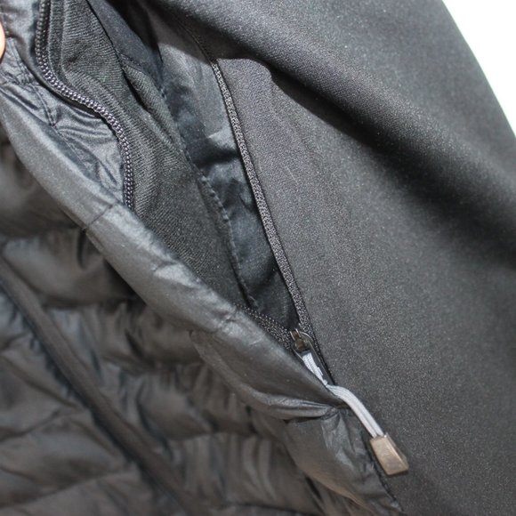 NIKE GOLF AEROLOFT Black Puffer Jacket Coat Woman Size XL Full Zipper Front L/S - Picture 5 of 14